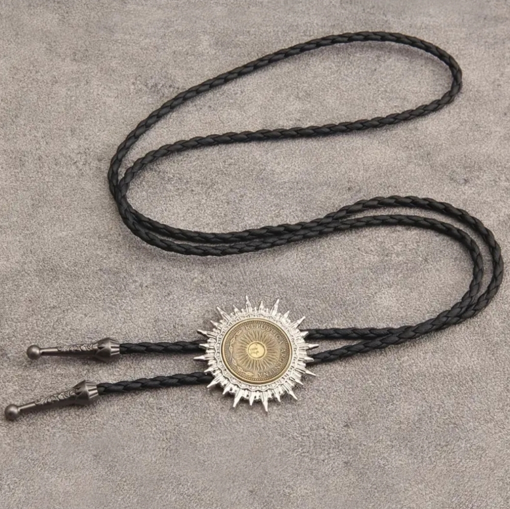 New Bohemian sun bolo tie